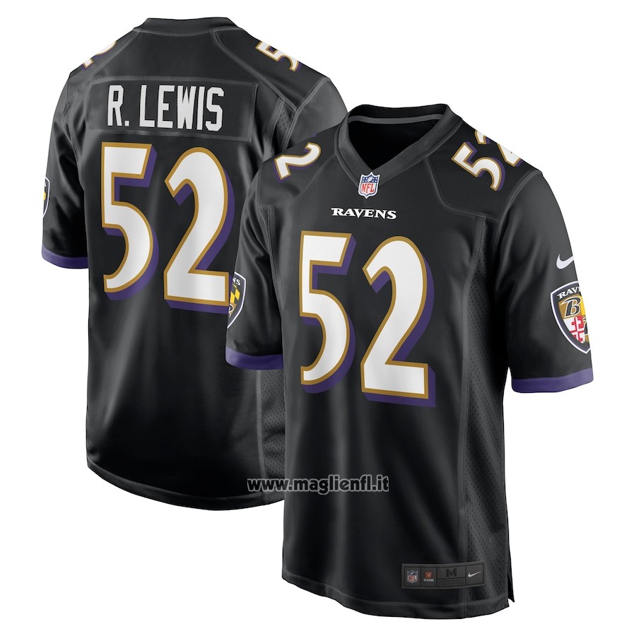 Maglia NFL Game Baltimore Ravens Ray Lewis Retired Nero
